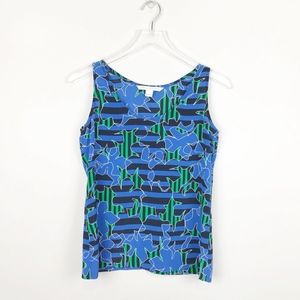 Diane Von Furstenberg 100% Silk Jackie Blouse